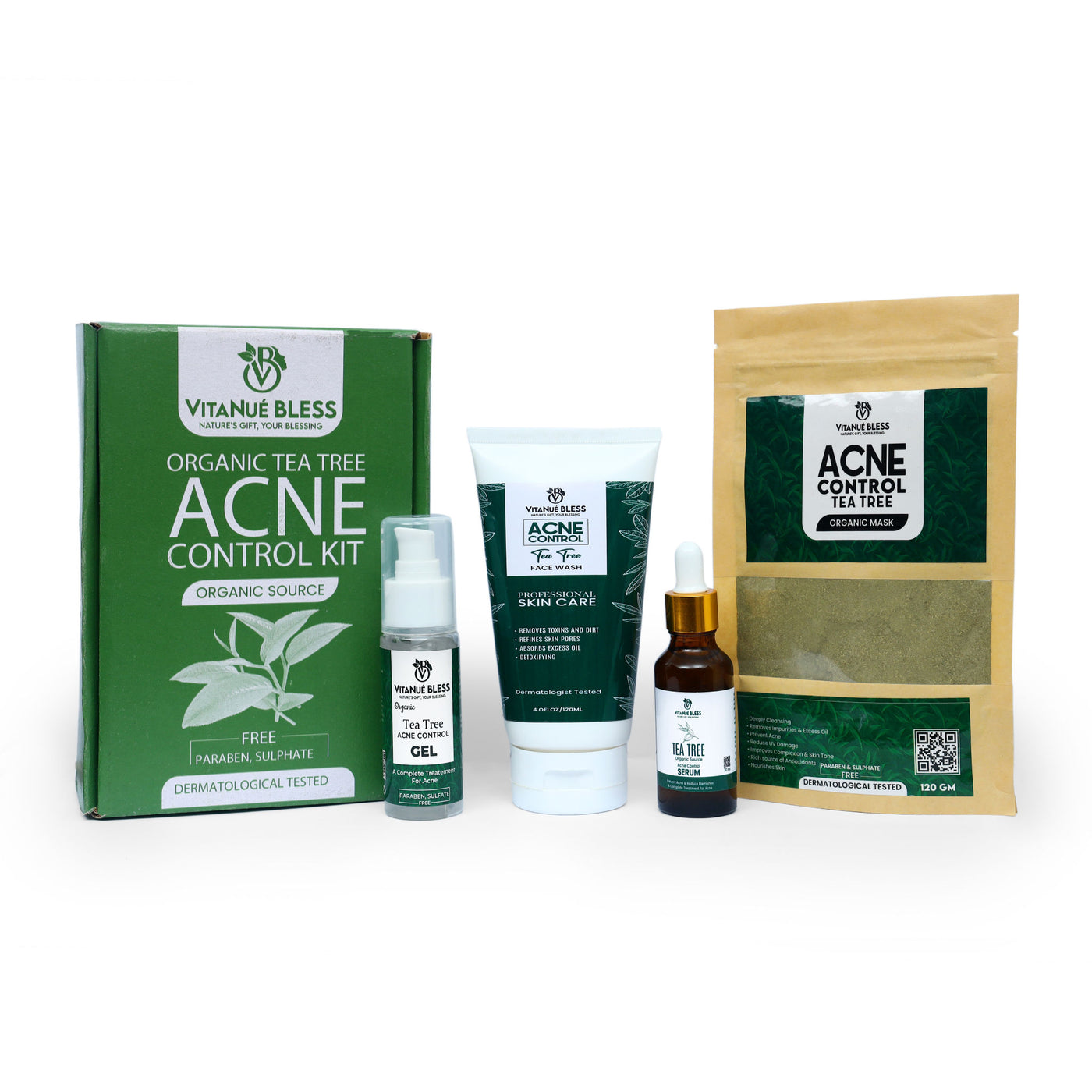 VitaNue Bless Tea Tree Acne Care Kit